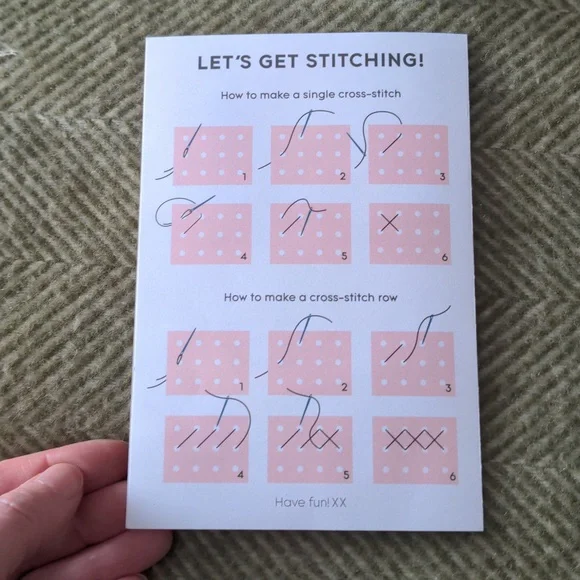 Beginner Bunny Cross-stitch Kit Rabbit By Moon Picnic, Beachwood Bunny Age 4+ - Picture 6 of 13